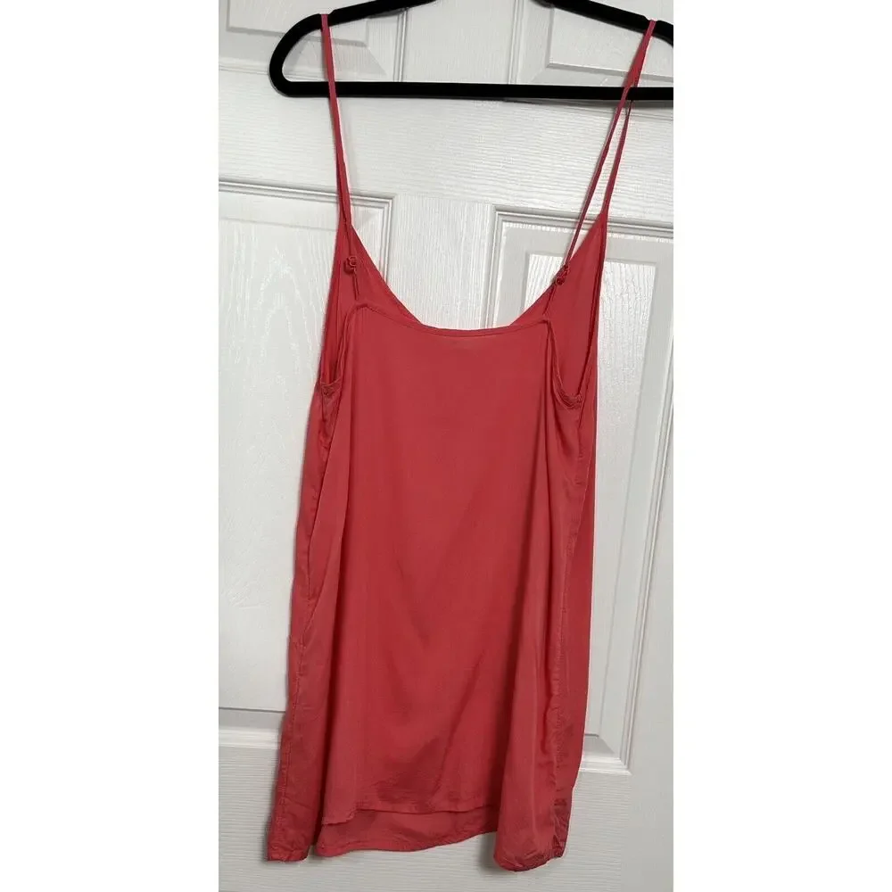 Free People Women’s Coral Adjustable Spaghetti Straps Boho Tank Top Size Medium